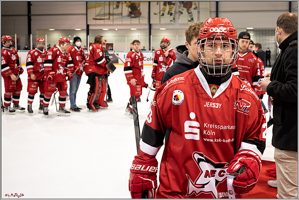 U20-DNL Meisterschaftsfinale;  Koelner Junghaie - Eisbaeren Juniors Berlin; Koeln, 27.03.2022